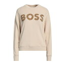 【送料無料】 ボス レディース パーカー・スウェットシャツ アウター Sweatshirts Beige