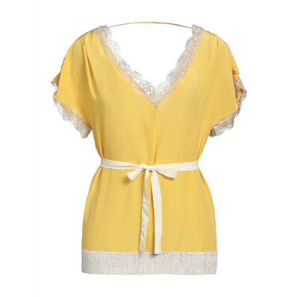 【送料無料】 ピンコ レディース カットソー トップス Tops Yellow 1