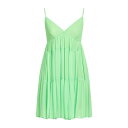 アニエバイ レディース ワンピース トップス Short dresses Acid green