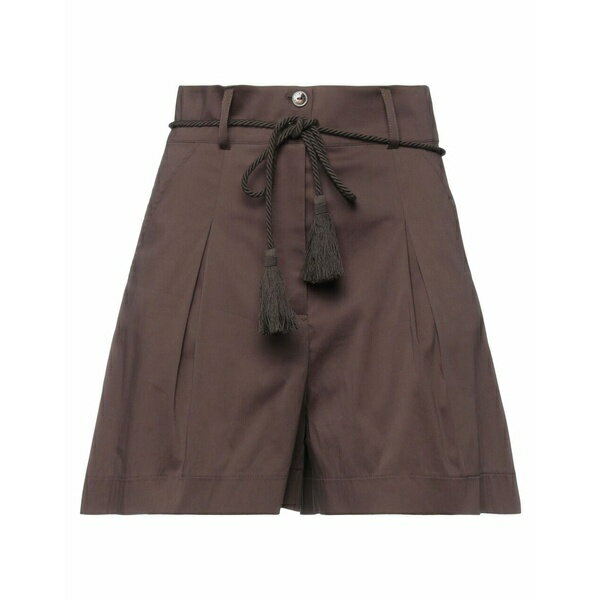 【送料無料】 パトリツィア ペペ レディース カジュアルパンツ ボトムス Shorts & Bermuda Shorts Dark brown