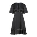 トラサルディ レディース ワンピース トップス Short dresses Black