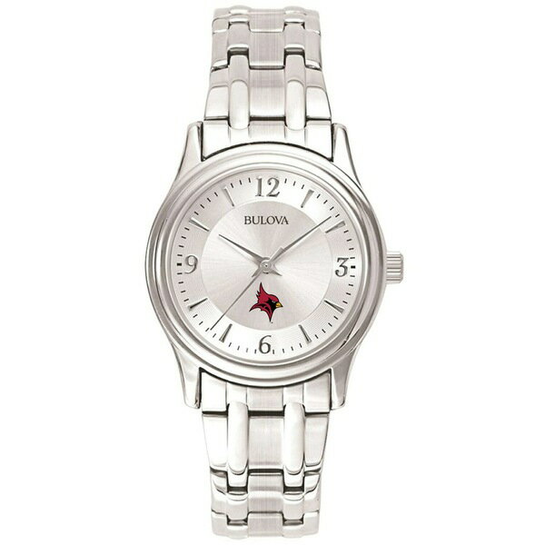 楽天astyブロバ レディース 腕時計 アクセサリー St John Fisher Cardinals Bulova Women's Stainless Steel Quartz Watch Silver