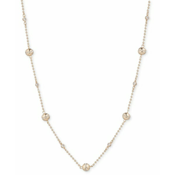 ラルフローレン レディース ネックレス・チョーカー・ペンダントトップ アクセサリー Gold-Tone Pavé Bead Station Collar Necklace, 16