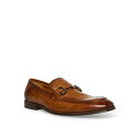 スティーブ マデン メンズ スリッポン・ローファー シューズ Men's Aahron Loafer Shoes Tan Leather