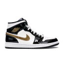 Jordan ジョーダン メンズ スニーカー 【Jordan 1 Mid】 サイズ US_9(27.0cm) Patent Black White Gold