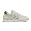 New Balance ニューバランス レディース スニーカー 【Wmns 574 'Sea Salt Gold'】 サイズ US_6(23.0cm) Cream(4)