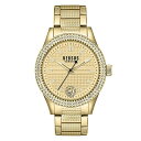 ヴェルサス ヴェルサーチ レディース 腕時計 アクセサリー Women's Bayside Three Hand Gold-Tone Stainless Steel Watch 38mm Gold(2)