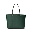 yz t[ fB[X nhobO obO CROSSHATCH LEATHER LARGE KARLY TOTE Green