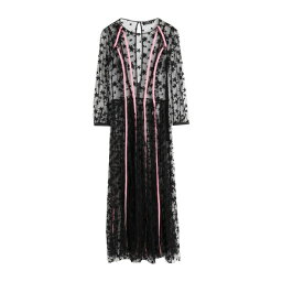 【送料無料】 エリザベスフランキ レディース ワンピース トップス Midi dresses Black