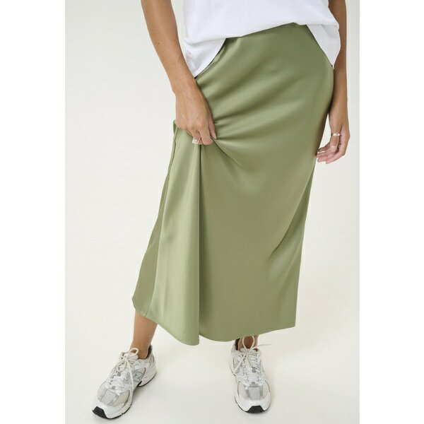 カフェ レディース スカート ボトムス KAHILL - Maxi skirt - oil green