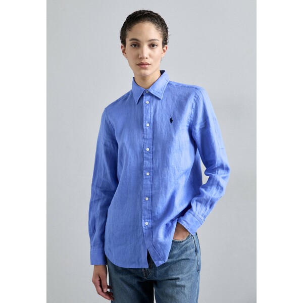 ラルフローレン レディース シャツ トップス CLASSIC FIT LINEN SHIRT - Button-down blouse - harbor island blueのサムネイル