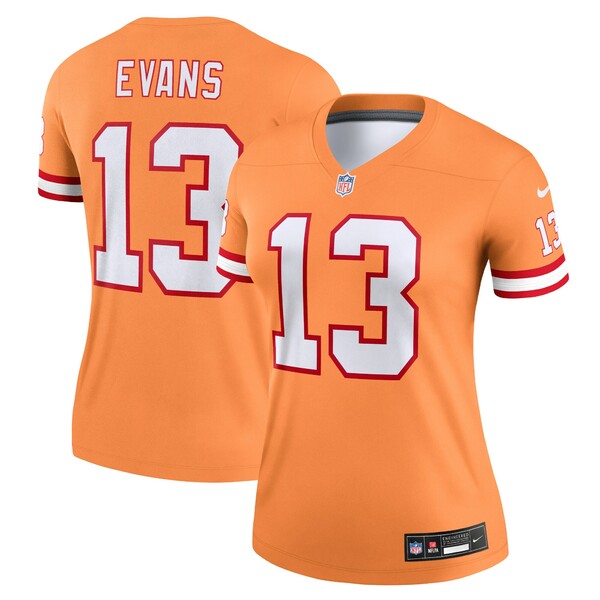 ナイキ レディース ユニフォーム トップス Mike Evans Tampa Bay Buccaneers Nike Women's Alternate Legend Jersey Orange