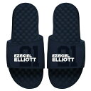 アイスライド メンズ サンダル シューズ Ezekiel Elliott NFLPA ISlide Number Fan Slide Sandals Navy