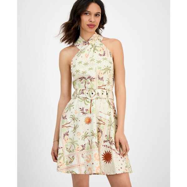 ライチェルレイチェルロイ レディース ワンピース トップス Women's Joanna Mini Belted A-Line Dress ..