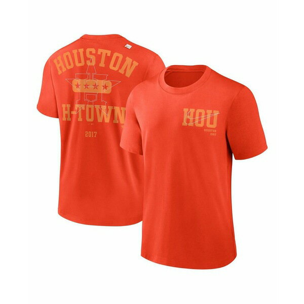 ナイキ メンズ シャツ トップス Men's Orange Houston Astros Statement Game Over T-shirt Orange