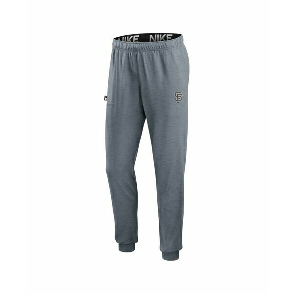 ナイキ メンズ カジュアルパンツ ボトムス Men's Heather Gray San Francisco Giants Travel Performance Pants Heather Gray