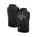 ナイキ メンズ パーカー・スウェットシャツ アウター Men's Black Las Vegas Raiders Sideline Performance Sl...