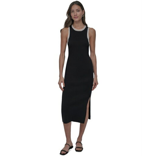 ダナキャランニューヨーク レディース ワンピース トップス Women's Colorblocked Racerback Midi Dress BOO - BLK COMBO ダナキャランニューヨーク レディース ワンピース トップス Women's Colorblocked Racerback Midi Dress BOO - BLK COMBO