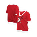 ニューエラ レディース カットソー トップス Women's Red Chicago White Sox 2025 City Connect Rhinestone V-Neck T-Shirt Red