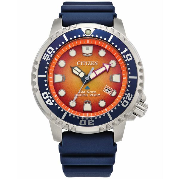 Citizen Men's Eco-Drive Promaster Watch with Blue Strap, 44mm, Blue
