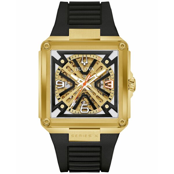 ブロバ メンズ 腕時計 アクセサリー Limited Edition 150th Anniversary Marc Anthony Men's Series X SE Automatic Black HNBR Rubber Strap Watch 39mm Black