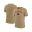 ナイキ メンズ シャツ トップス Men's Heather Light Brown Alabama Crimson Tide Legacy Arch Tri-Ble..