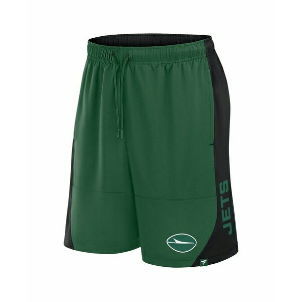 ファナティクス メンズ カジュアルパンツ ボトムス Men's Green New York Jets No Defense Shorts Green