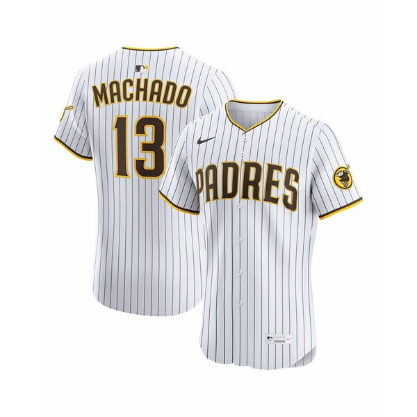 ナイキ メンズ シャツ トップス Men's Manny Machado White San Diego Padres Home Elite Player Jersey White(4)