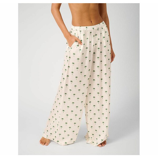 ウィ ウォー ワット レディース カジュアルパンツ ボトムス Women's Beach Pants Off-white/basil