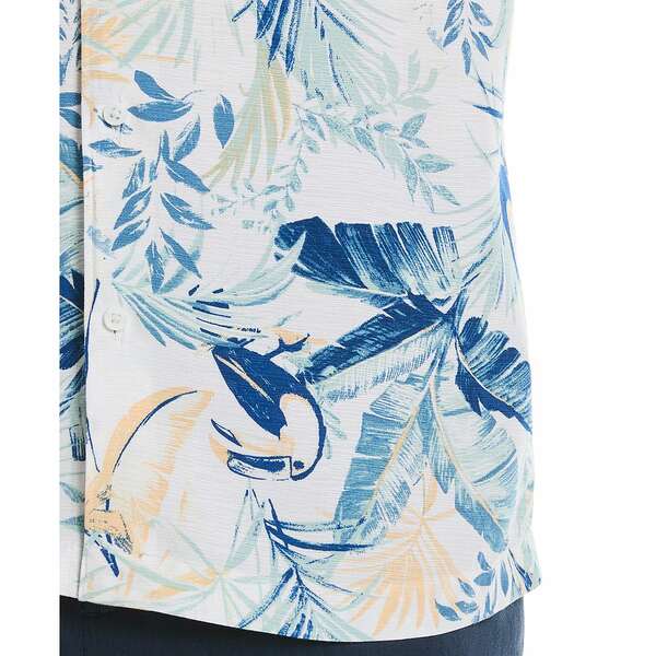 キューバベラ メンズ シャツ トップス Men's Toucan-Print Shirt Brilliant White