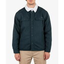 ハーレー メンズ ジャケット&ブルゾン アウター Men's Industry Sherpa Lined Canvas Long Sleeve T-Shirt ...