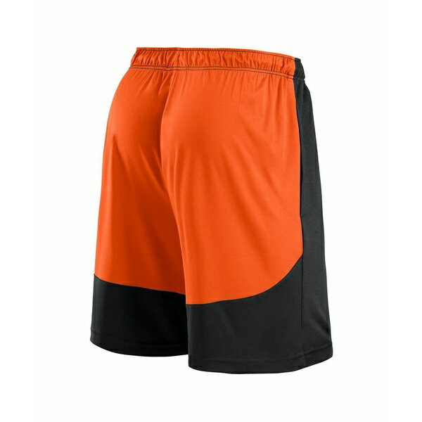 ファナティクス メンズ カジュアルパンツ ボトムス Men's Black/Orange San Francisco Giants Launch Polyester Shorts Black, Orange