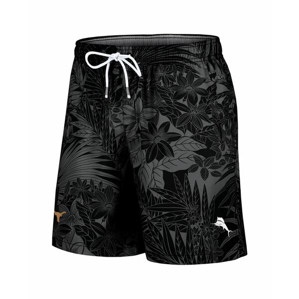 トッミーバハマ メンズ カジュアルパンツ ボトムス Men's Black Texas Longhorns Santiago Palms Board Shorts Black