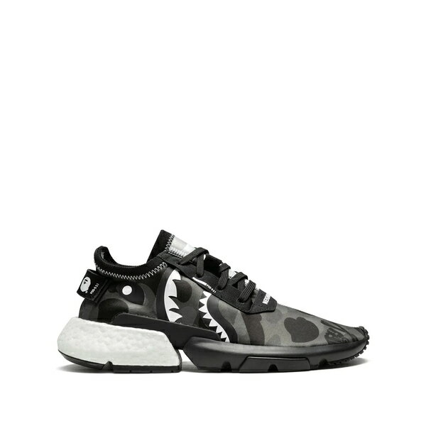 アディダス レディース スニーカー シューズ NBHD Bape Pod S3.1 スニーカー Black White grey