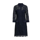 テリージョン レディース ワンピース トップス Lace Cocktail Minidress navy