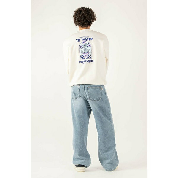 カオティコ レディース パーカー・スウェットシャツ アウター CREW DON'T FORGET UNISEX - Sweatshirt - ivory