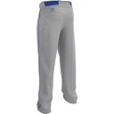 C[Xg X|[c Y jO X|[c Easton Men's Rival 2 Piped Baseball Pants Grey/Royal