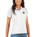 アンティグア レディース ポロシャツ トップス New Orleans Saints Antigua Women's Legacy Pique Polo White