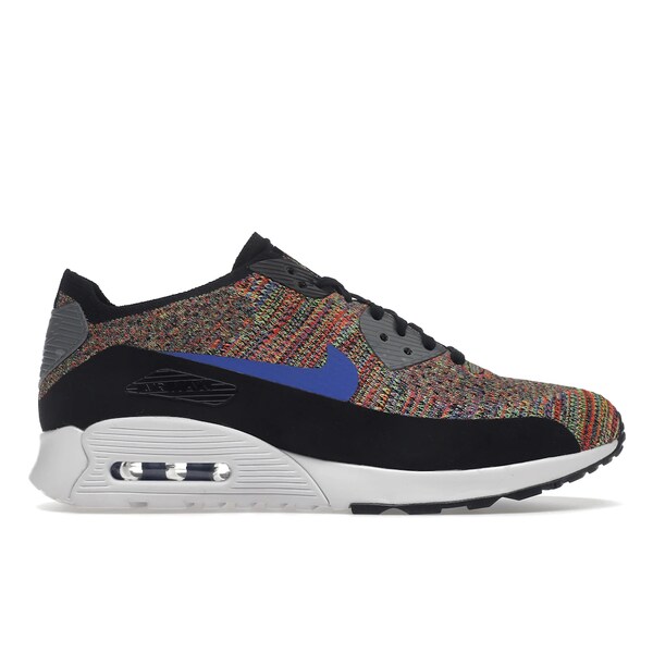 Nike ナイキ レディース スニーカー 【Nike Air Max 90 Ultra 2.0 Flyknit】 サイズ US_W_7W Black Medium Blue Cool Grey (Women 039 s)