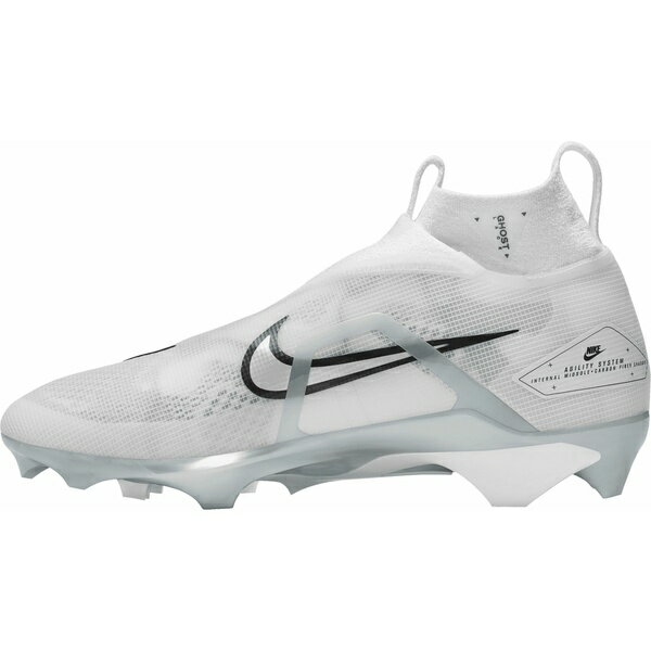 ナイキ メンズ サッカー スポーツ Nike Men's Alpha Menace Elite 3 Mid Football Cleats White/Black/Pure Platinum 3