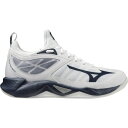 ミズノ レディース フィットネス スポーツ Mizuno Women 039 s Wave Dimension Volleyball Shoes White/Navy