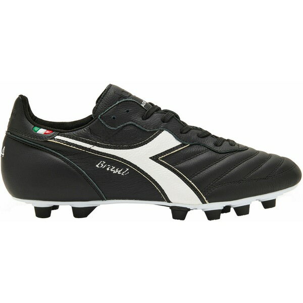 x メンズ サッカー スポーツ Diodora Brasil Italy OG LT+ MDPU FG Soccer Cleats Black/White