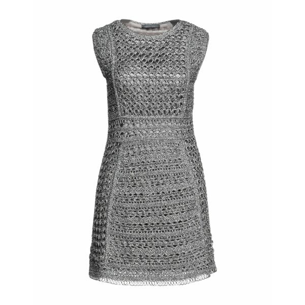 【送料無料】 アルベルタ フェレッティ レディース ワンピース トップス Mini dresses Silver