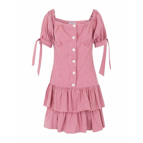 【送料無料】 ヴィヴェッタ レディース ワンピース トップス Mini dresses Red