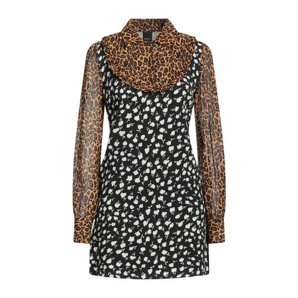 【送料無料】 ピンコ レディース ワンピース トップス Mini dresses Beige