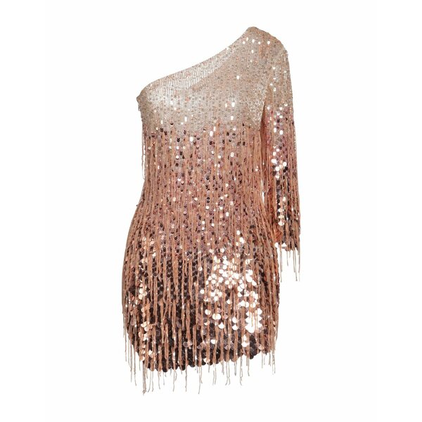 【送料無料】 エリザベスフランキ レディース ワンピース トップス Mini dresses Metallic