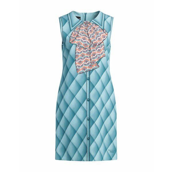 【送料無料】 モスキーノ レディース ワンピース トップス Mini dresses Azure
