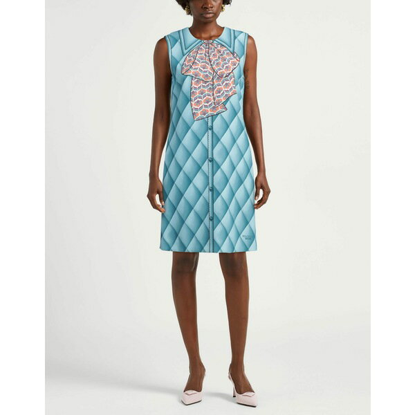 【送料無料】 モスキーノ レディース ワンピース トップス Mini dresses Azure