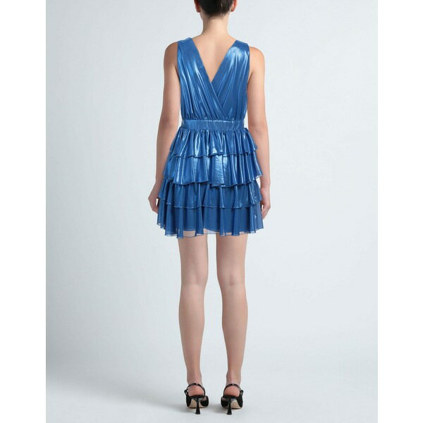 【送料無料】 ブルマリン レディース ワンピース トップス Mini dresses Blue
