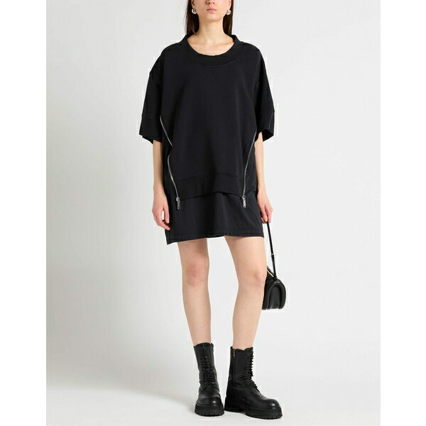 【送料無料】 ディースクエアード レディース ワンピース トップス Mini dresses Black